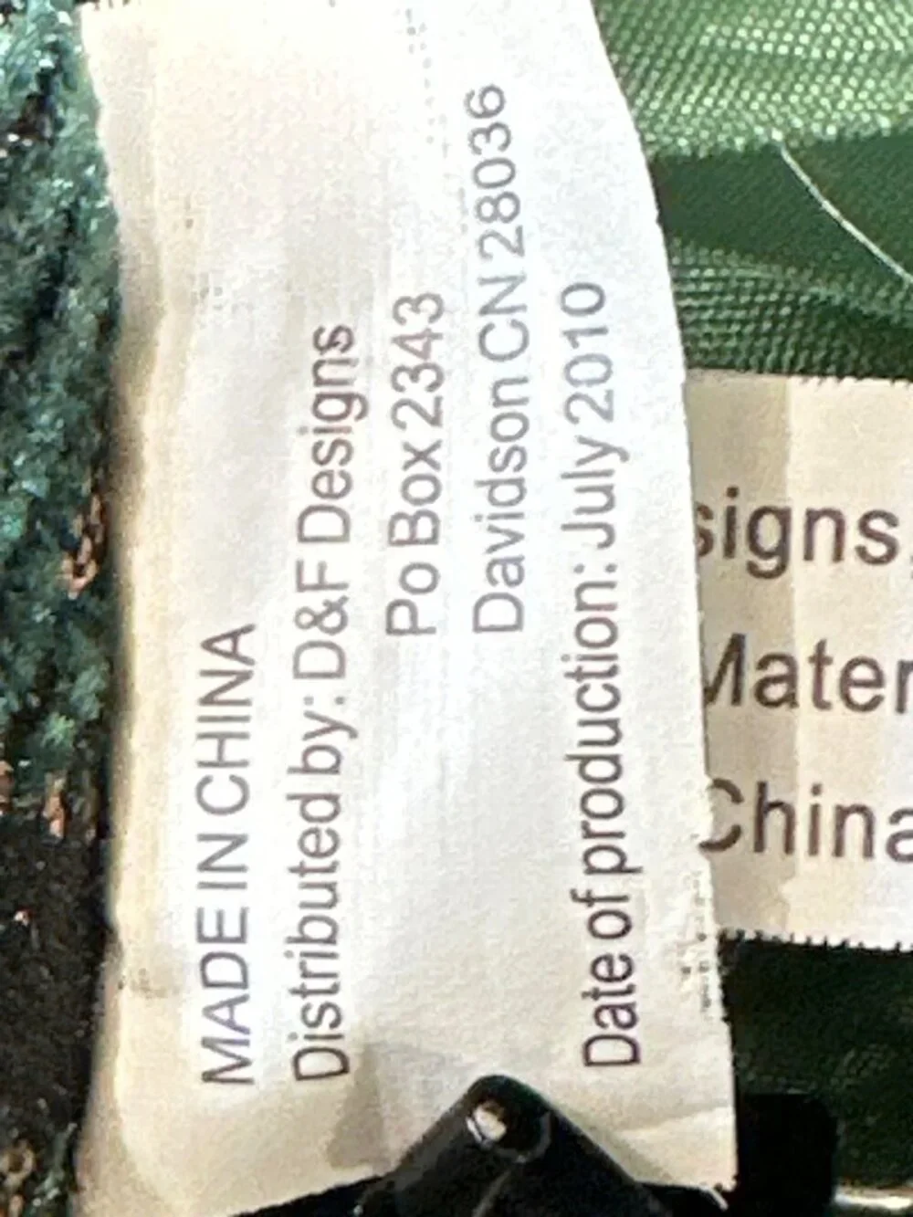 D&F Designs festive brocade